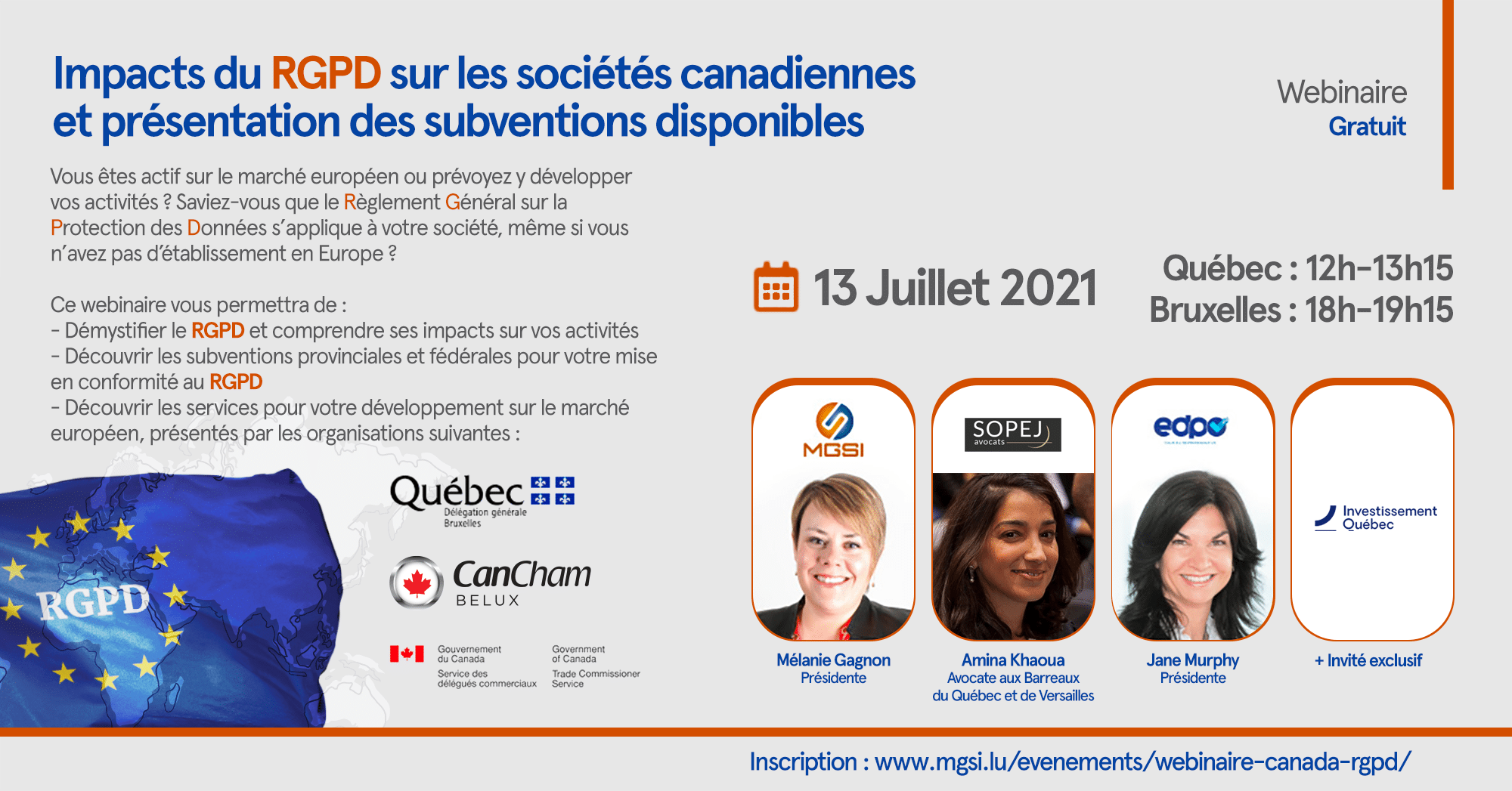 Webinaire RGPD-Canada