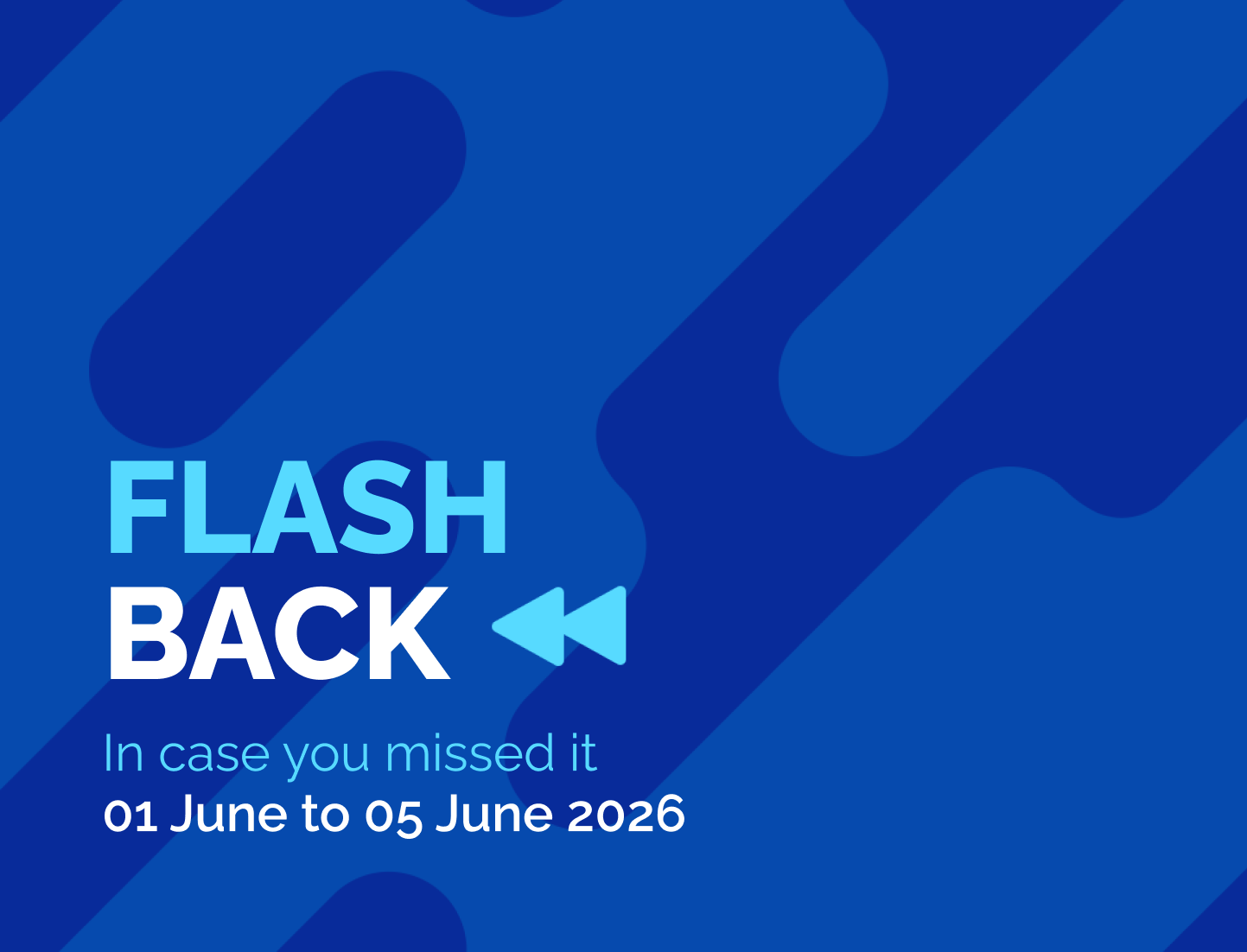 Flash back news GDRP 1 to 5th June 2026