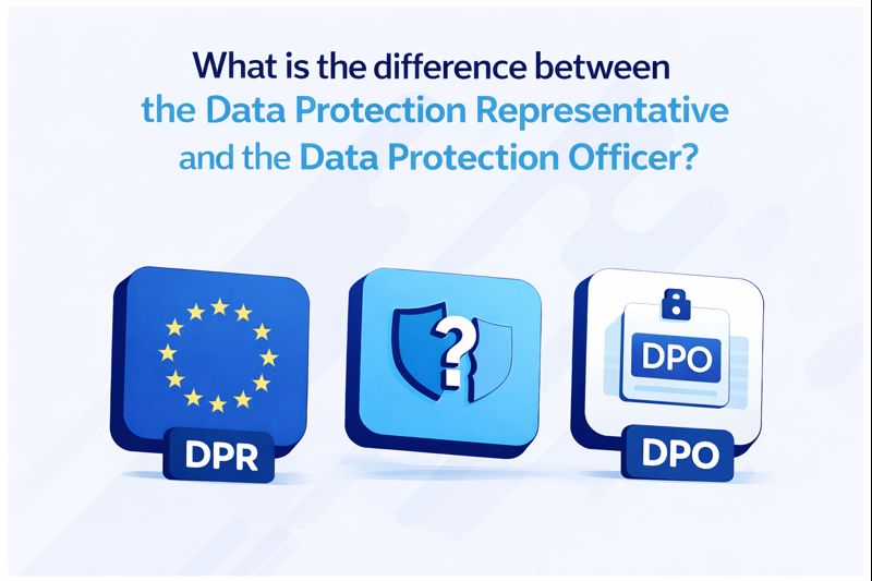 What is the difference between the Data Protection Representative and the Data Protection Officer?